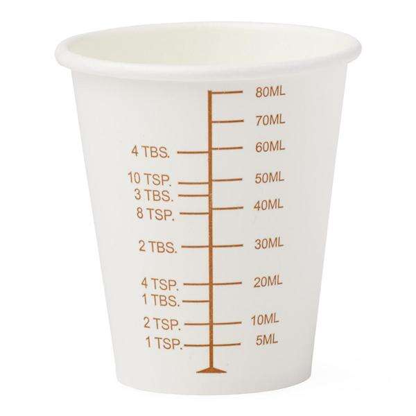 Graduated Cup Drinking GreenSmart Paper 3 oz White 5000/Ca